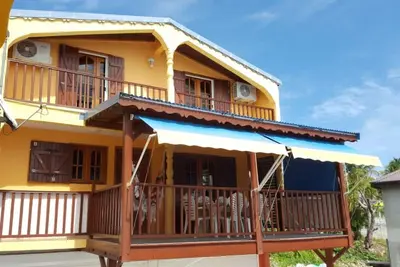 Image de Location F3 duplex avec belle vue mer Ste-Anne Guadeloupe