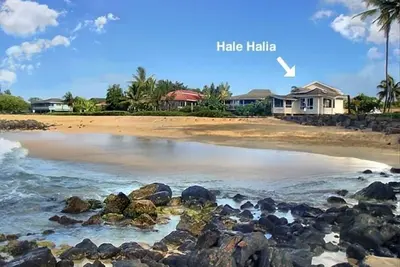 Image de Poipu Beach, Kauai - Maison de 4 chambres en bord de mer avec piscine privée, climatisation et spa