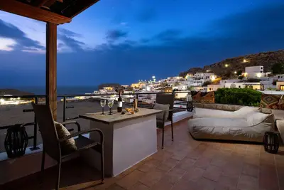 Image de Villa Valasia, Lindos, Villa 3 Chambres Avec Terrasse sur le Toit, Acropole et vue sur la mer