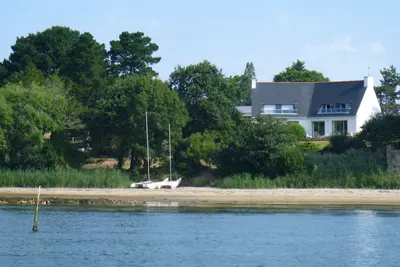 Image de Grande maison vue sur le Golfe du Morbihan et accès direct à la plage