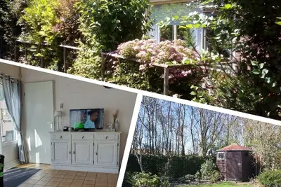 Image de Bungalow de vacances près de la plage de la mer du Nord. Incl. faire du vélo