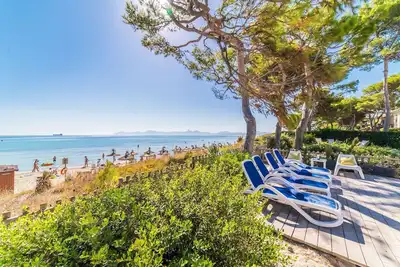 Image de Maison sur la plage Alcudia, en bord de mer Gaviotas