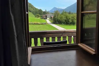 Image de Fewo Röthelmoos-Alm (45qm), Balkon und Terrasse, Kochnische, 1 Schlaf- und 1 Wohn-/Schlafzimmer, max 4 Personen