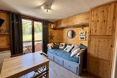 Enchanteur 2 pièces pour 4 pers. avec balcon, Alpe d'Huez - proche pistes et centre