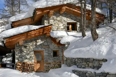 Image de Chalet luxe calme au milieu des arbres skis aux pieds 15 mn à pied du centre