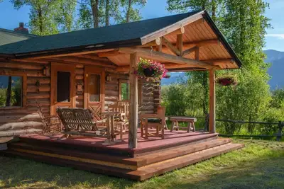 Image de Branchwater Ranch est incomparable pour sa beauté et son emplacement à Jackson Hole