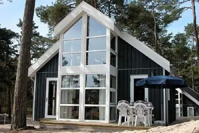 Maison de vacances de luxe construite sur une dune