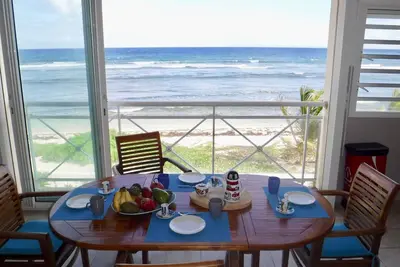 Image de Racoon rêveur, appt vue mer d'exception à 15m du lagon et à 150m de la plage