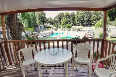Image de Merveilleuse maison de vacances privée avec Wifi, piscine, terrasse, animaux admis et parking
