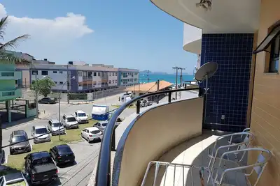 Apto de Frente p / 08, Sky, Wi Fi, vue partielle sur la mer. Jusqu'à 12 fois / intérêt dans Cc.