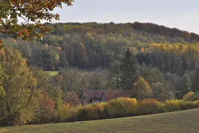 Image de Romantique situé, moulin à eau historique situé dans Silberbachtal