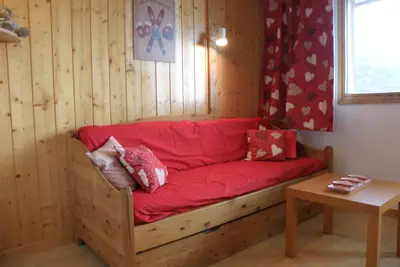 Image de Studio 4 personnes skis aux pieds aux Menuires avec ménage inclus