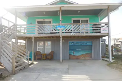Image de Oceanside, vue sur la plage à quelques pas de la plage, bain à remous, les animaux de compagnie, se détendre pour 2020
