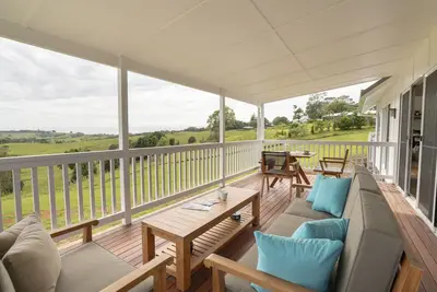 Image de Boutique Holiday Cottages donnant sur Byron Bay