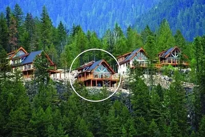 Cottage de luxe avec vue spectaculaire sur le lac et la montagne