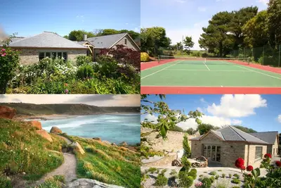 Image de Cottage primé en bord de mer Tennis / Sky Tv / Chiens / Jacuzzi 400m de la plage