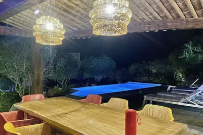 Image de Villa en pierre avec piscine privée chauffée à 2 km de Santa Giulia&Palombaggia