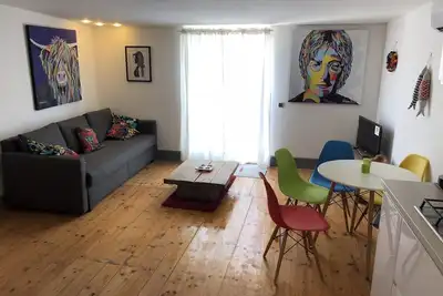 Image de Élégant appartement central rénové de Tavira avec balcon rue pavée