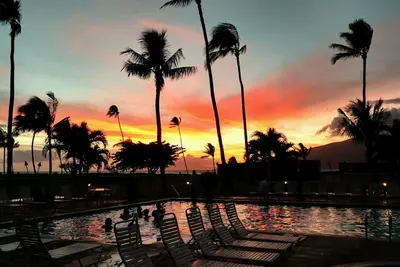 Image de Belle vue sur l'océan, Maui Sunset 1 lit, 2 salles de bain, Kihei Condo, peut accueillir jusqu'à quatre