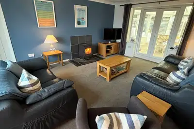 Image de Rockpoint, familial et convivial, avec feu ouvert à Salcombe, Ref 995753