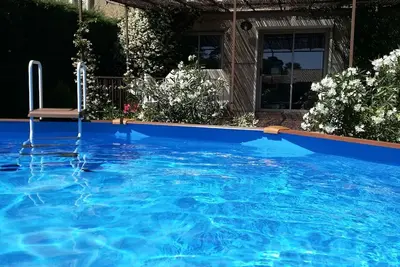 Image de 'Le Jardin \" maison de campagne climatisée Piscine privée à 20km d'Agde