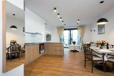 Image de Kazimierz, Cracovie. spacieux luxurious Appartement 2 chambres, 2 salles de bain