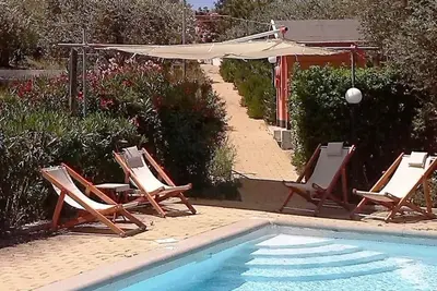 Image de casadellameridiana: Villa avec piscine, clim et vue dans oliveraie séculaire