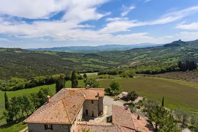 Image de Agriturismo Il Poderuccio. Appartement de deux pièces avec vue imprenable sur le Val d'Orcia