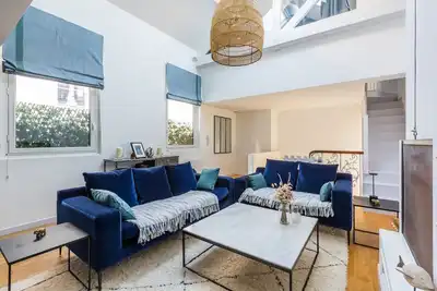 Image de Beautiful Blues in Batignolles - Trois Chambres Maison, Couchages 5