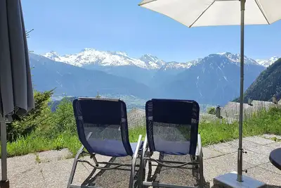 Image de Premium Chalet a. d. Piste in ski u. Hiking area Belalp with panoramic views