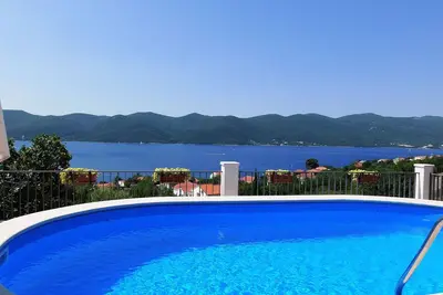Image de Villa Pierre avec piscine privée et vue sur la mer étonnants