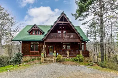 Image de 5 chambres, 5 bains, piscine, rivière, vues, cuisine gastronomique, table à manger pour 12