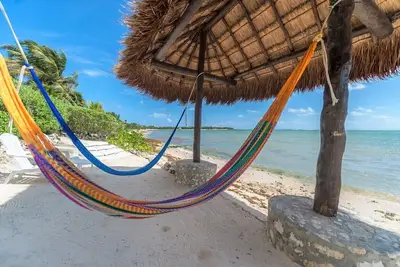Image de Maison Eco-Chic directement sur la plage à 5 minutes à pied de la Casa Cenote