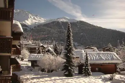 Image de Verbier central, Wi-Fi, par centre sportif pour piscine, jacuzzi, sauna - pas besoin de voiture