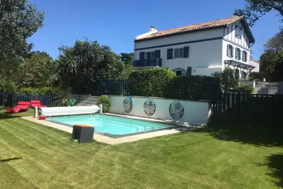 Image de Grande Maison Basque, Vue Mer, 200 M Plage, Piscine Chauffee