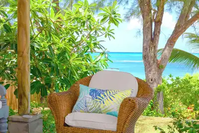 Villa Grand Baie, pied dans l'eau, plage de sable blanc, wifi gratuit