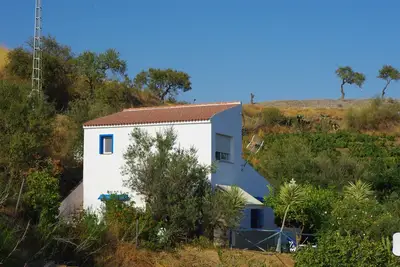 Image de Maison de vacances dans l'oliveraie avec vue sur la mer et piscine extérieure