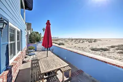 ARRÊTEZ! Voici La Maison. Sur Le Sable. Marchez Dans L'Eau. Grande Maison Familiale!