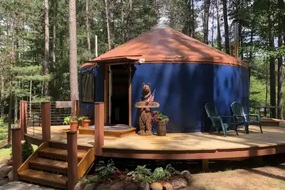 Image de Yourte confortable près de Birkie Start: Cable