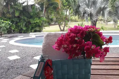 Image de Guadeloupe St-François Villa 160 m2 7 couchages piscine privée jardin 1200 m2