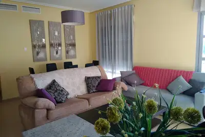 Image de Bel appartement en duplex avec piscine à 200 mètres de la plage et du golf