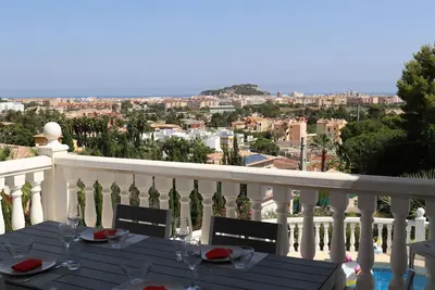 Image de Villa-vue, vue fantastique sur la mer à Denia + grandes chambres lumineuses