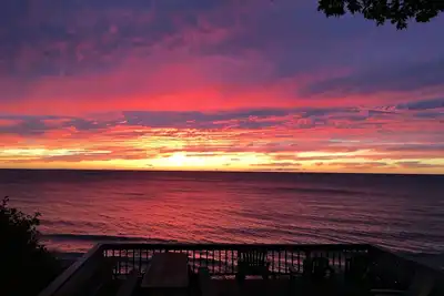 Image de Cottage fantastique directement sur le lac Michigan avec plage privée