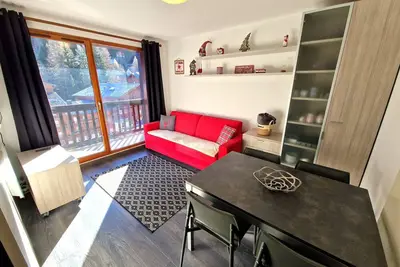 Image de Appartement cocooning 4/6 pers, coeur station, proche pistes et commodités