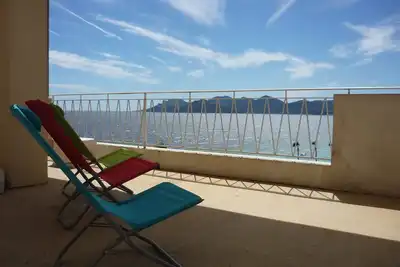 Image de Cannes 4 personnes, face Mer et vue Esterel, terrasse