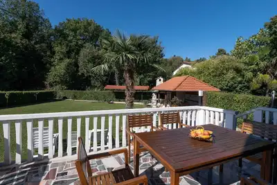 Image de Maison de vacances avec climatisation et jardin