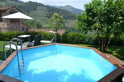 Image de Maison de vacances avec Wifi, climatisation, piscine privée, Tv, terrasse, près de Lucques