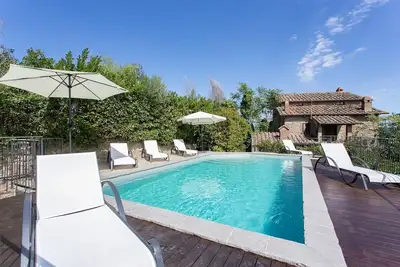 Image de Maison de vacances privée avec Wifi, piscine privée, climatisation, Tv, terrasse, vue panoramique