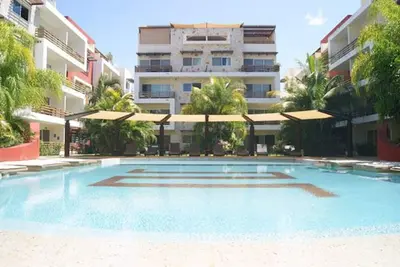 Image de Location De Luxe 2 Chambres 6 Personnes, Piscine Incroyable, Pres De 5 Avenida Et Plages
