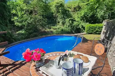 Image de Belle maison de vacances privée avec Wifi, piscine privée, Tv, terrasse, animaux admis, parking